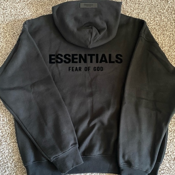 ESSENTIALS FEAR OF GOD STRETCH LIMO PULLOVER HOODIE XS - Picture 2 of 6